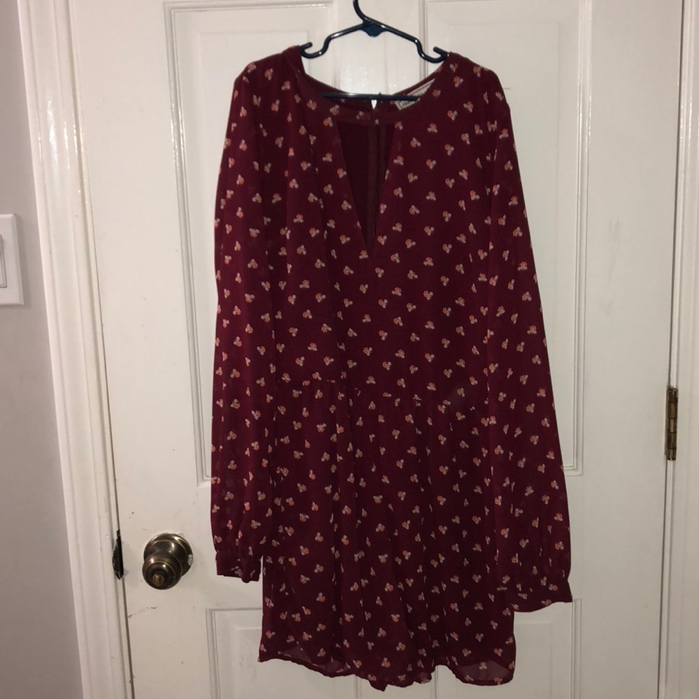 Maroon Romper